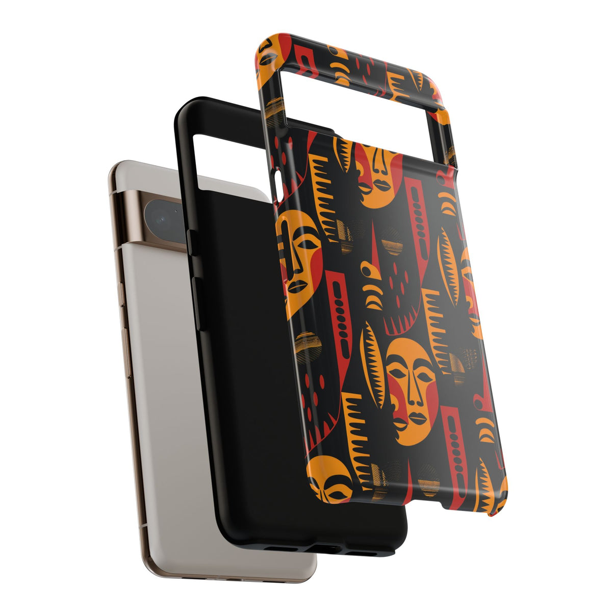 Stylish African Pattern Phone Case – Unique and Vibrant Protection 203