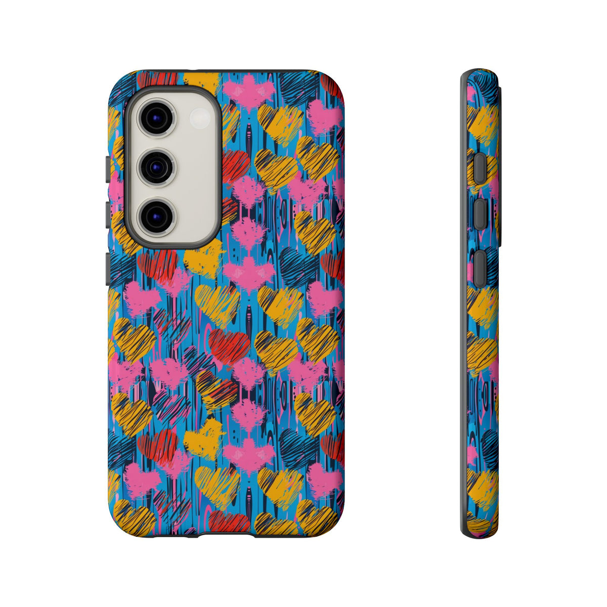 Heart Pattern Phone Case – Stylish & Loving Design for Your Device 262