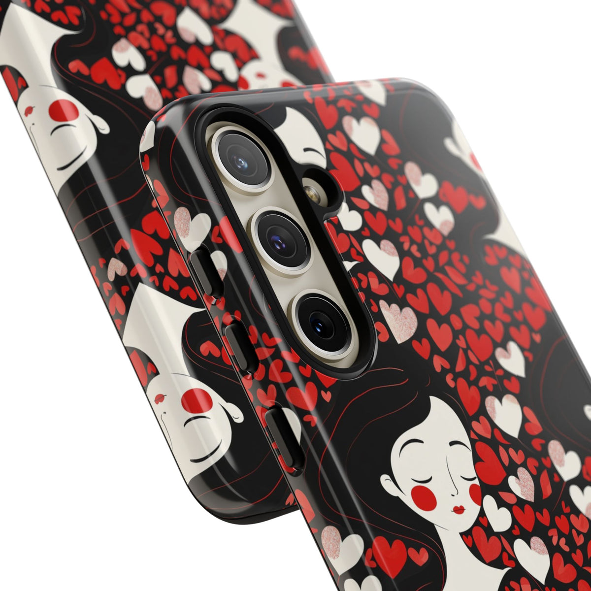 Heart Pattern Phone Case – Stylish & Loving Design for Your Device 232