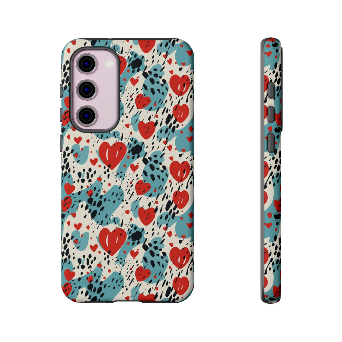 Heart Pattern Phone Case – Stylish & Loving Design for Your Device 822