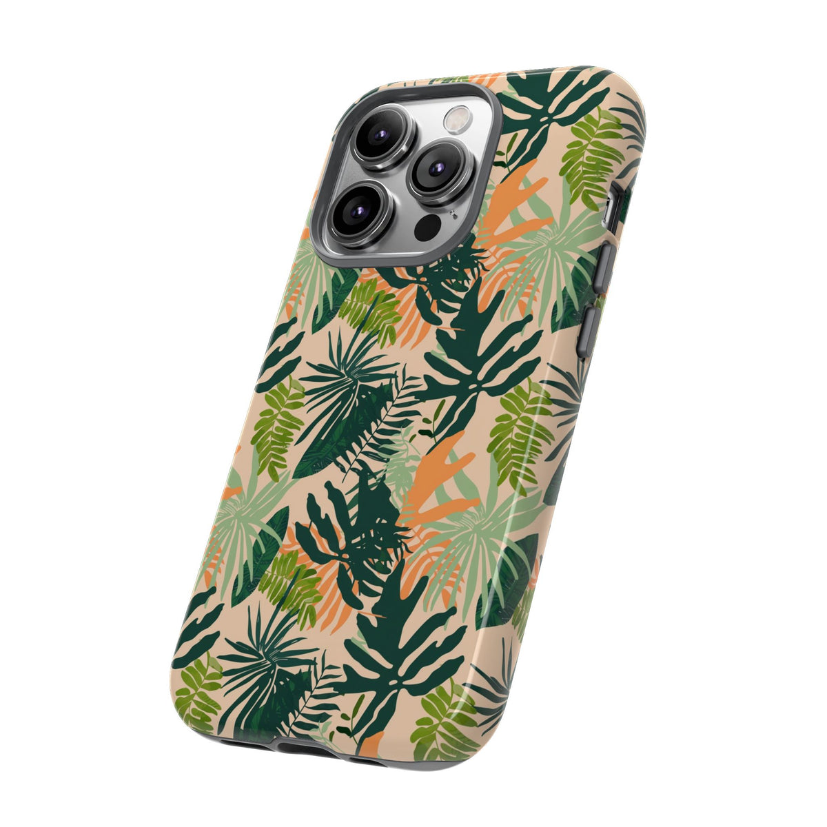 Jungle Pattern Phone Case – Exotic & Lush Design for Your Phone 353