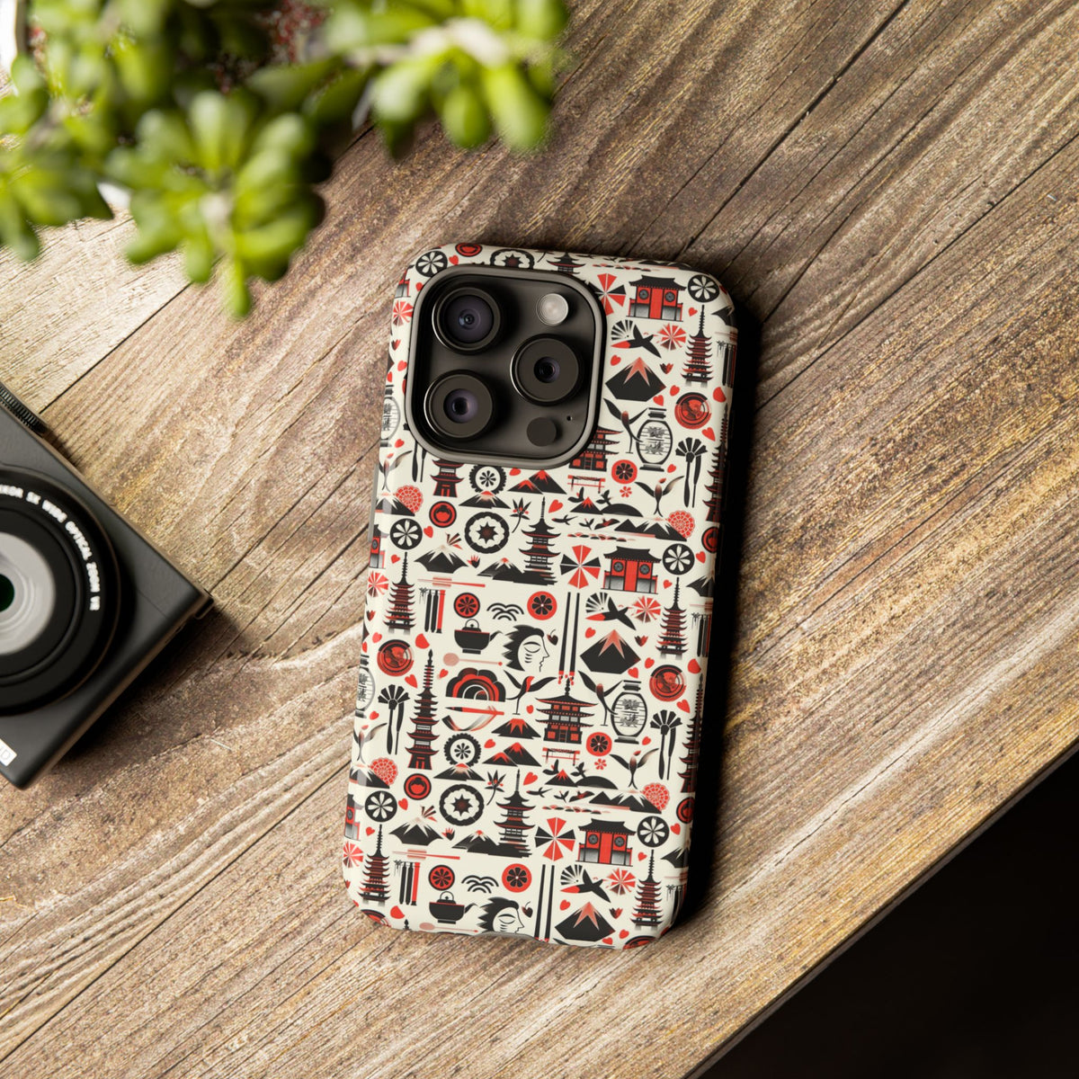 Japanese Pattern Phone Case – Elegant & Timeless Design for Your Phone 006