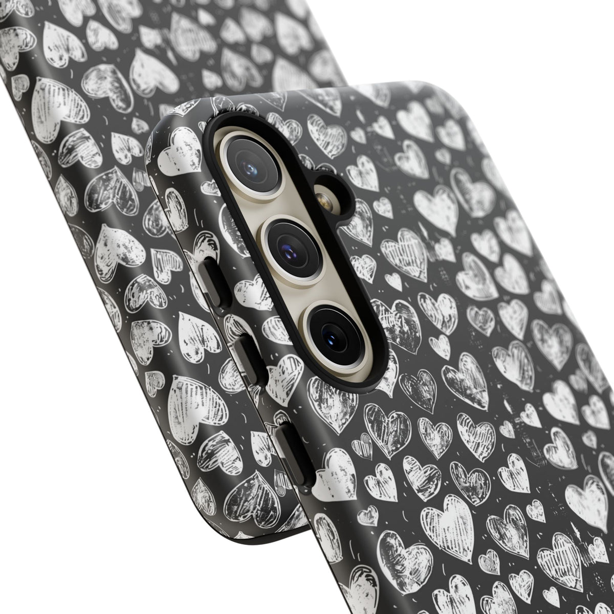 Heart Pattern Phone Case – Stylish & Loving Design for Your Device 815