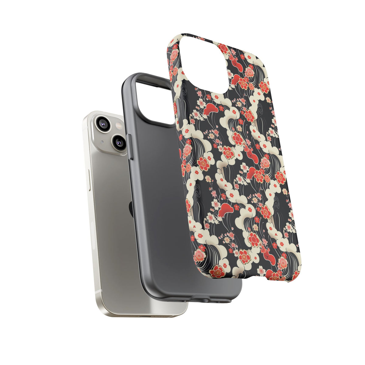 Japanese Pattern Phone Case – Elegant & Timeless Design for Your Phone 478