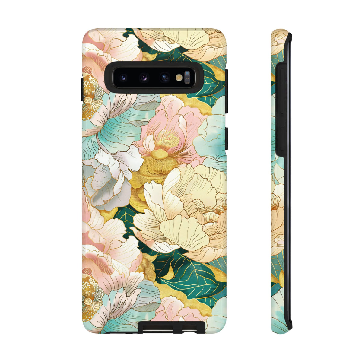 Japanese Blossom Asian Floral Design Phone Case – Elegant Floral Phone Cover