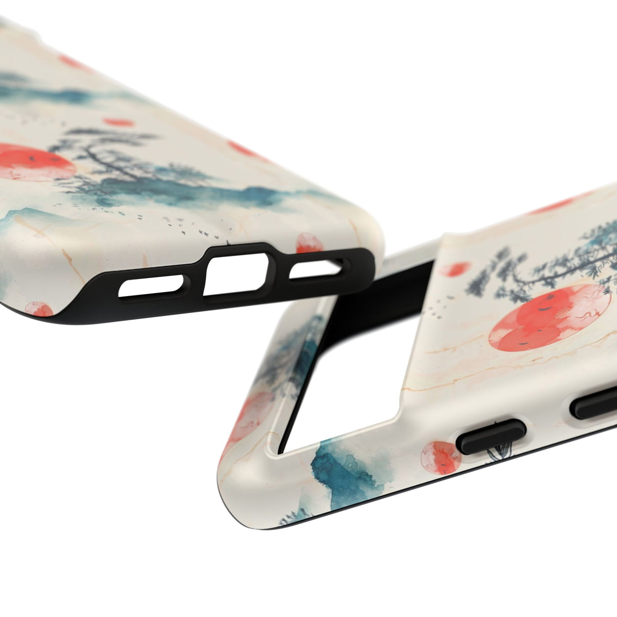 Japanese Pattern Phone Case – Elegant & Timeless Design for Your Phone 055