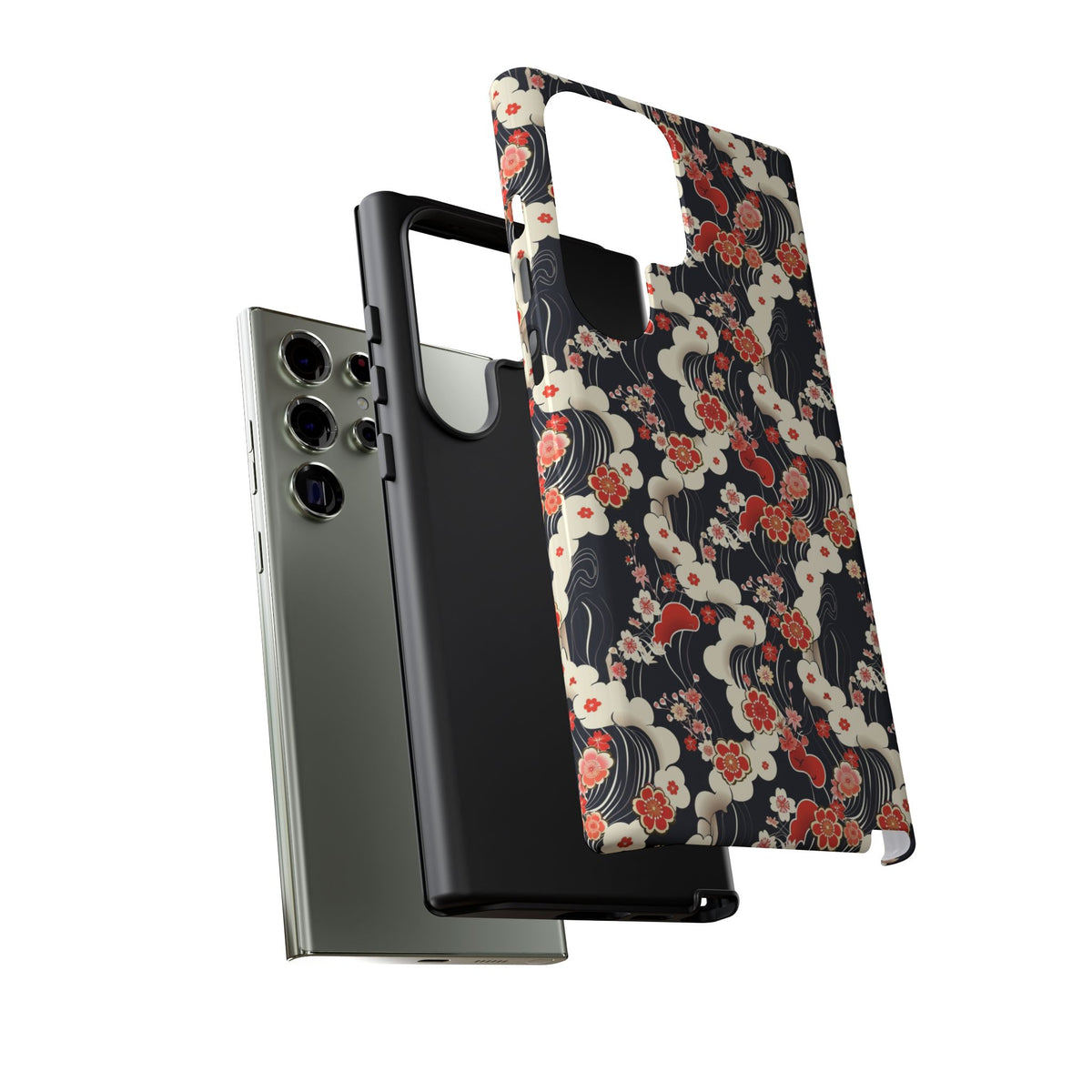 Japanese Pattern Phone Case – Elegant & Timeless Design for Your Phone 478