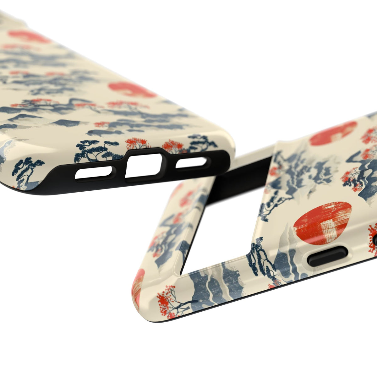 Japanese Pattern Phone Case – Elegant & Timeless Design for Your Phone 085