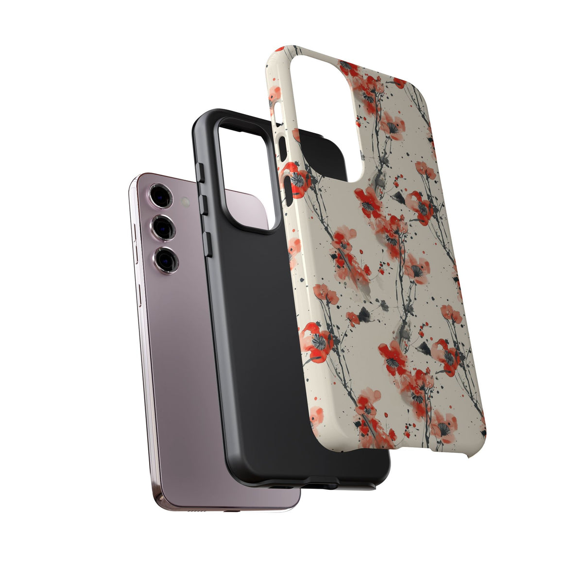 Japanese Pattern Phone Case – Elegant & Timeless Design for Your Phone 045