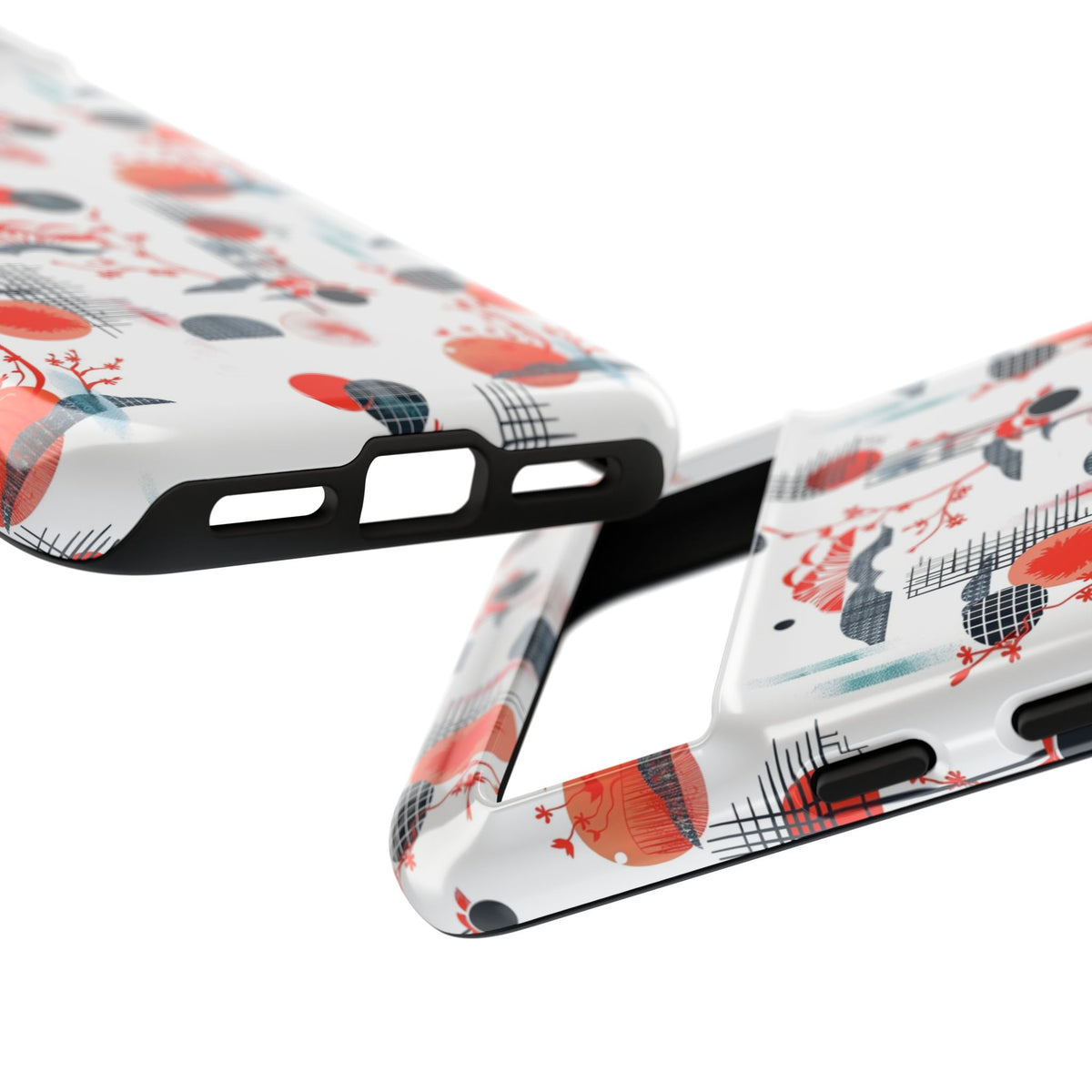 Japanese Pattern Phone Case – Elegant & Timeless Design for Your Phone 082