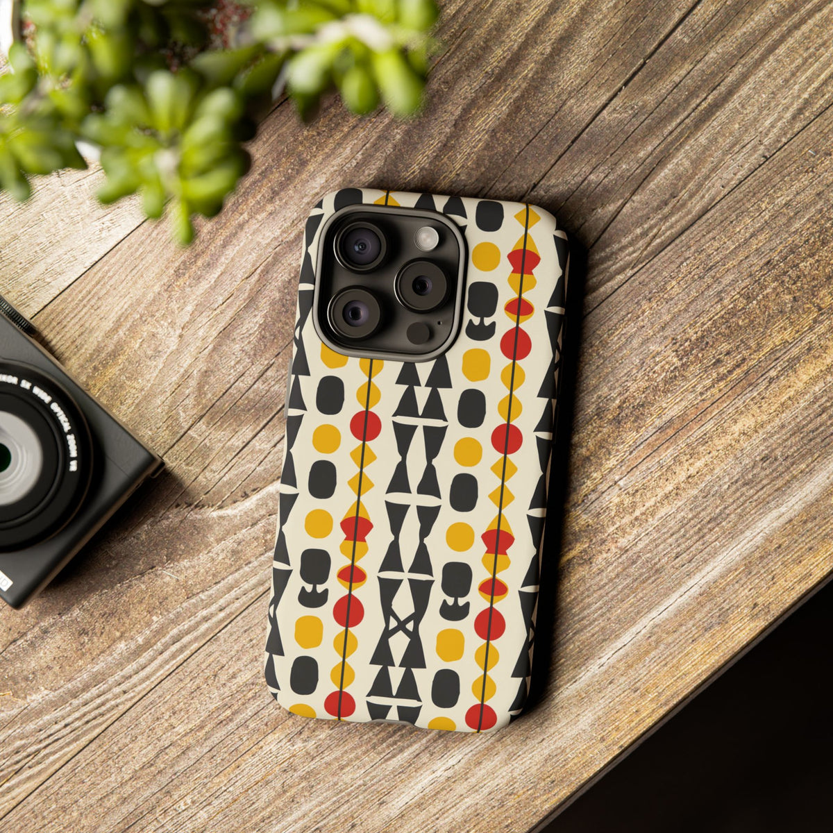 Stylish African Pattern Phone Case – Unique and Vibrant Protection 194