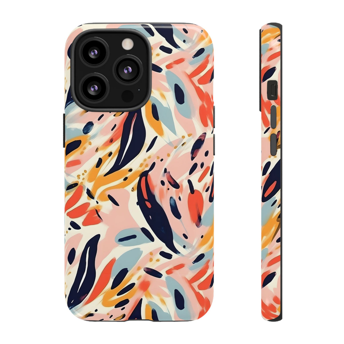 Abstract Painting Design Phone Case – Modern Art-Inspired Phone Cover 2