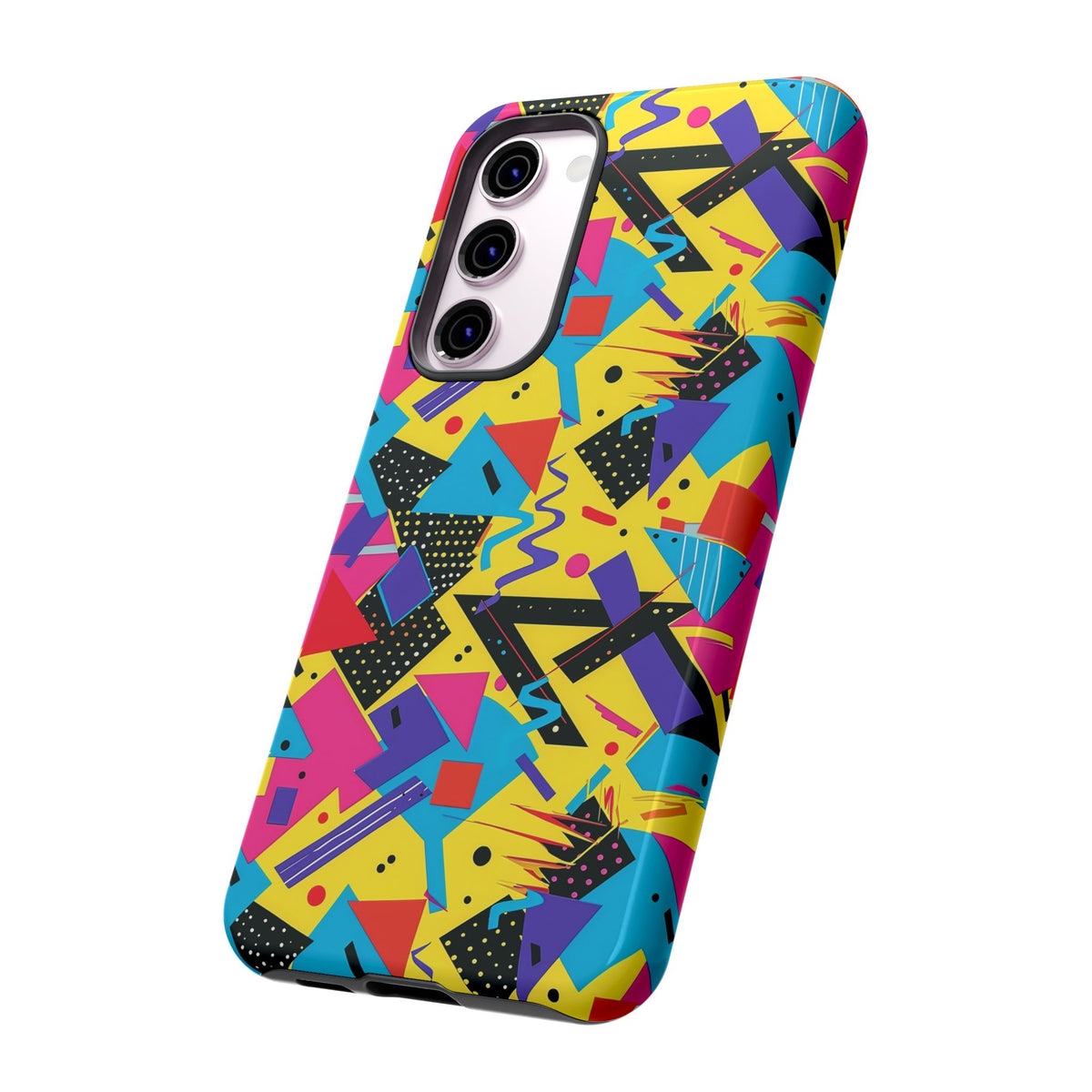 90s Themed Seamless Pattern Phone Case – Embrace Retro Style and Protection 223