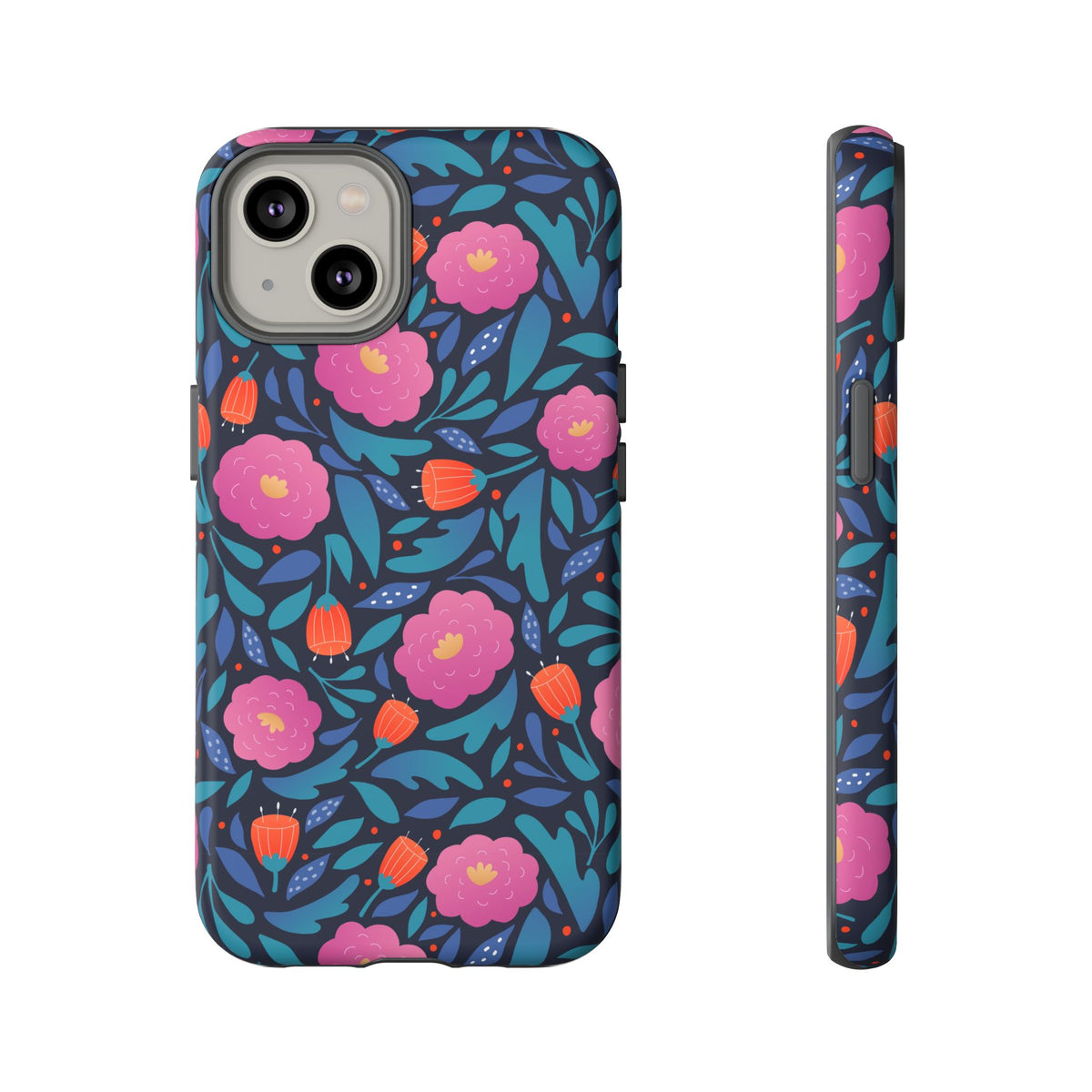 Colorful Little Flower Design Phone Case – Bright and Cheerful Floral Phone Cover 2