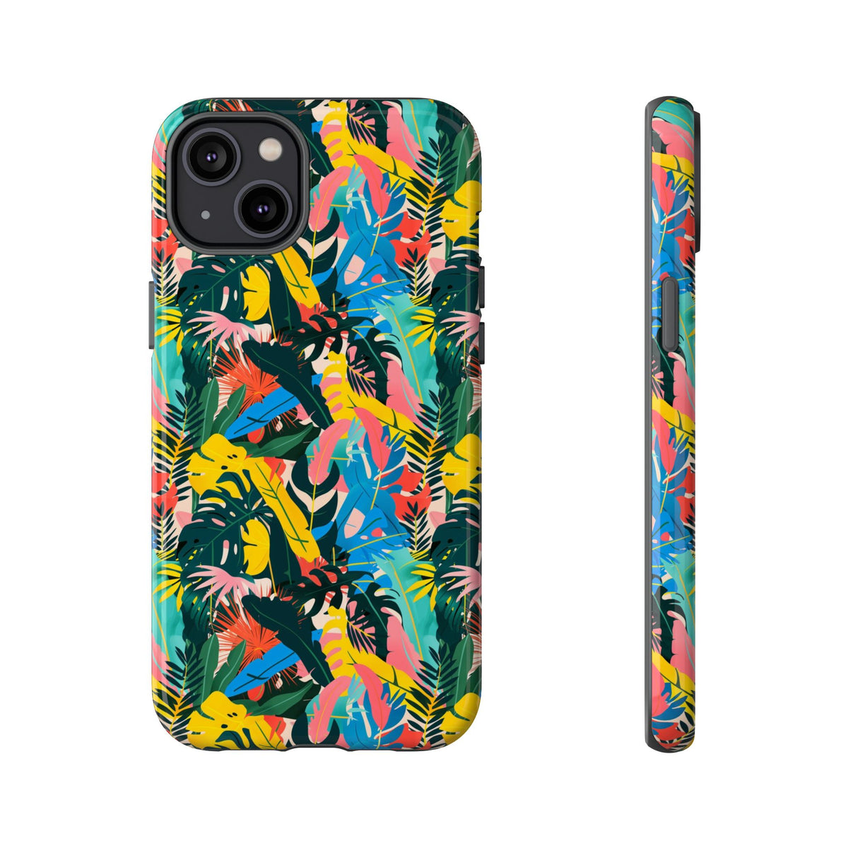 Jungle Pattern Phone Case – Exotic & Lush Design for Your Phone 346