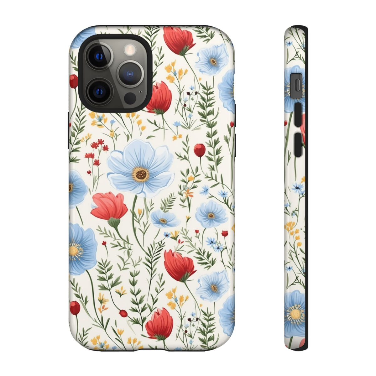 Wildflower Design Phone Case – Beautiful Nature-Inspired Floral Pattern