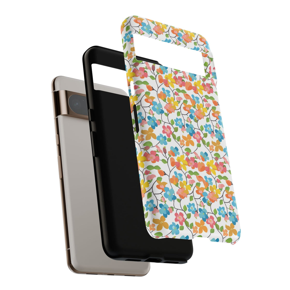 Spring Pattern Phone Case – Fresh & Vibrant Design for Your Phone 407