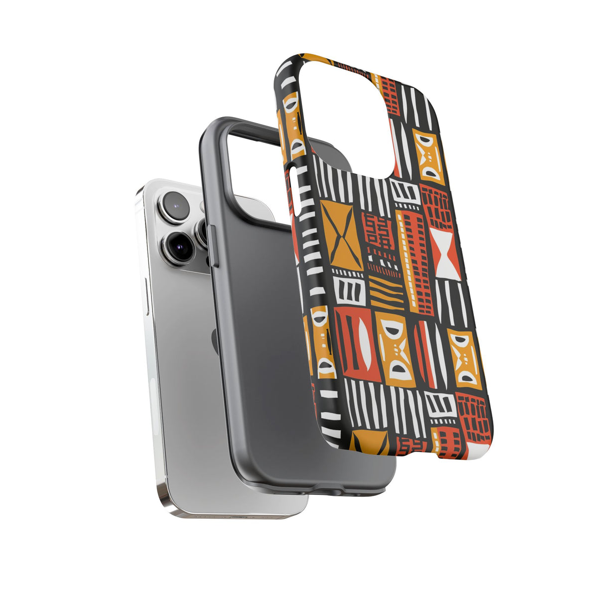 Stylish African Pattern Phone Case – Unique and Vibrant Protection 136