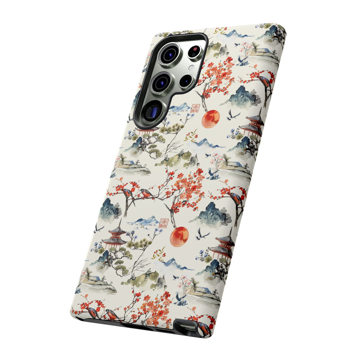 Japanese Pattern Phone Case – Elegant & Timeless Design for Your Phone 120