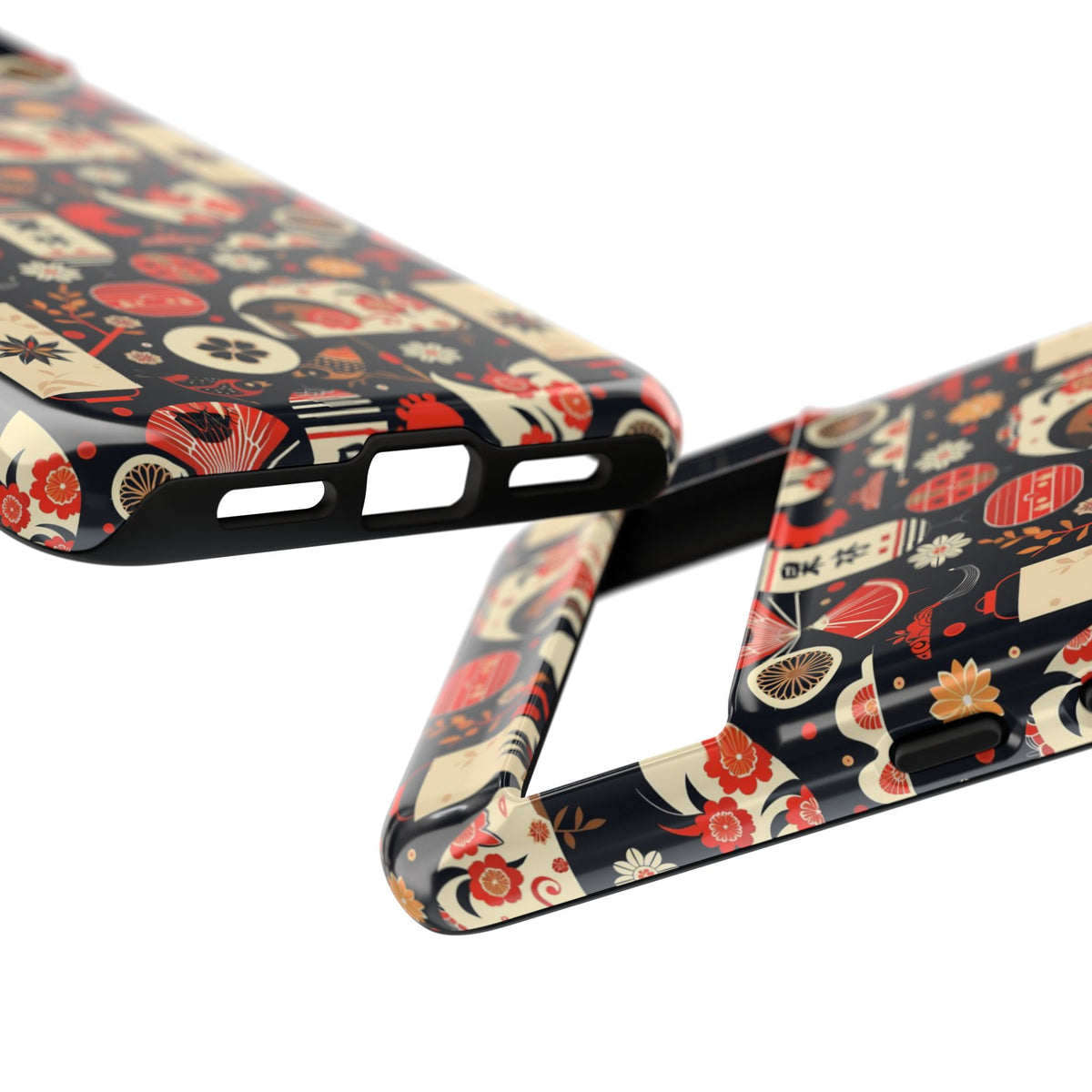 Japanese Pattern Phone Case – Elegant & Timeless Design for Your Phone 069