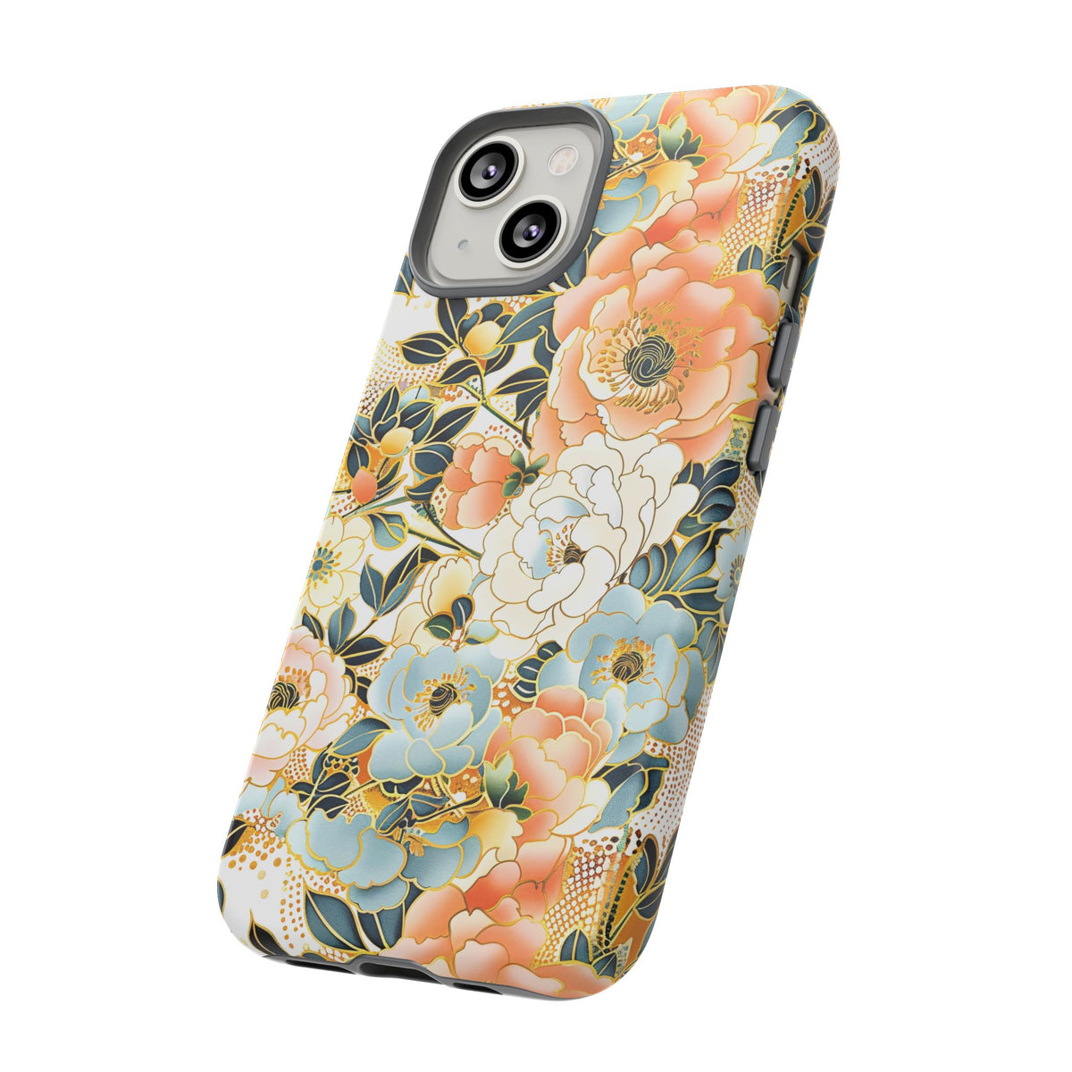 Japanese Blossom Asian Floral Design Phone Case – Elegant Floral Phone Cover 5