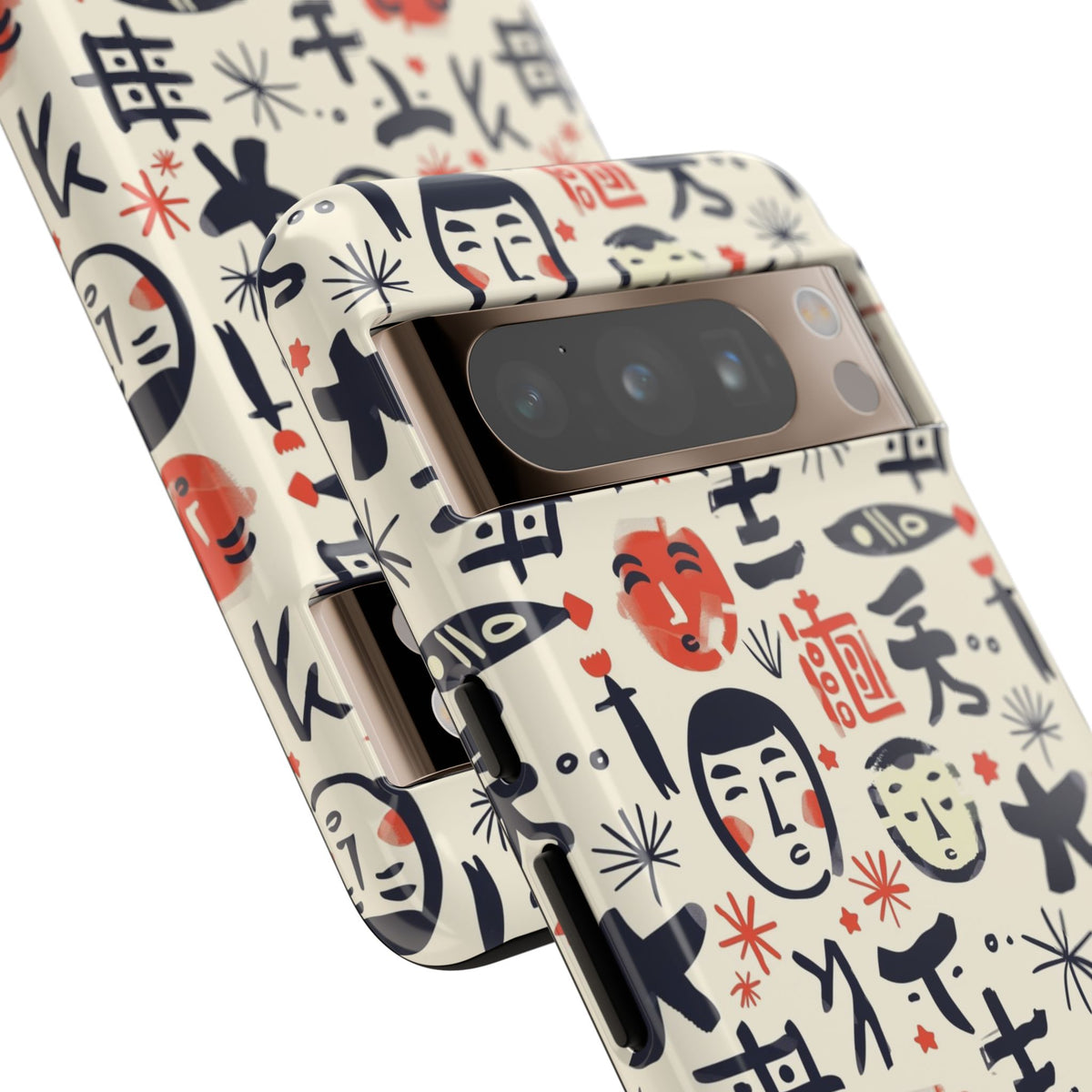 Japanese Pattern Phone Case – Elegant & Timeless Design for Your Phone 092