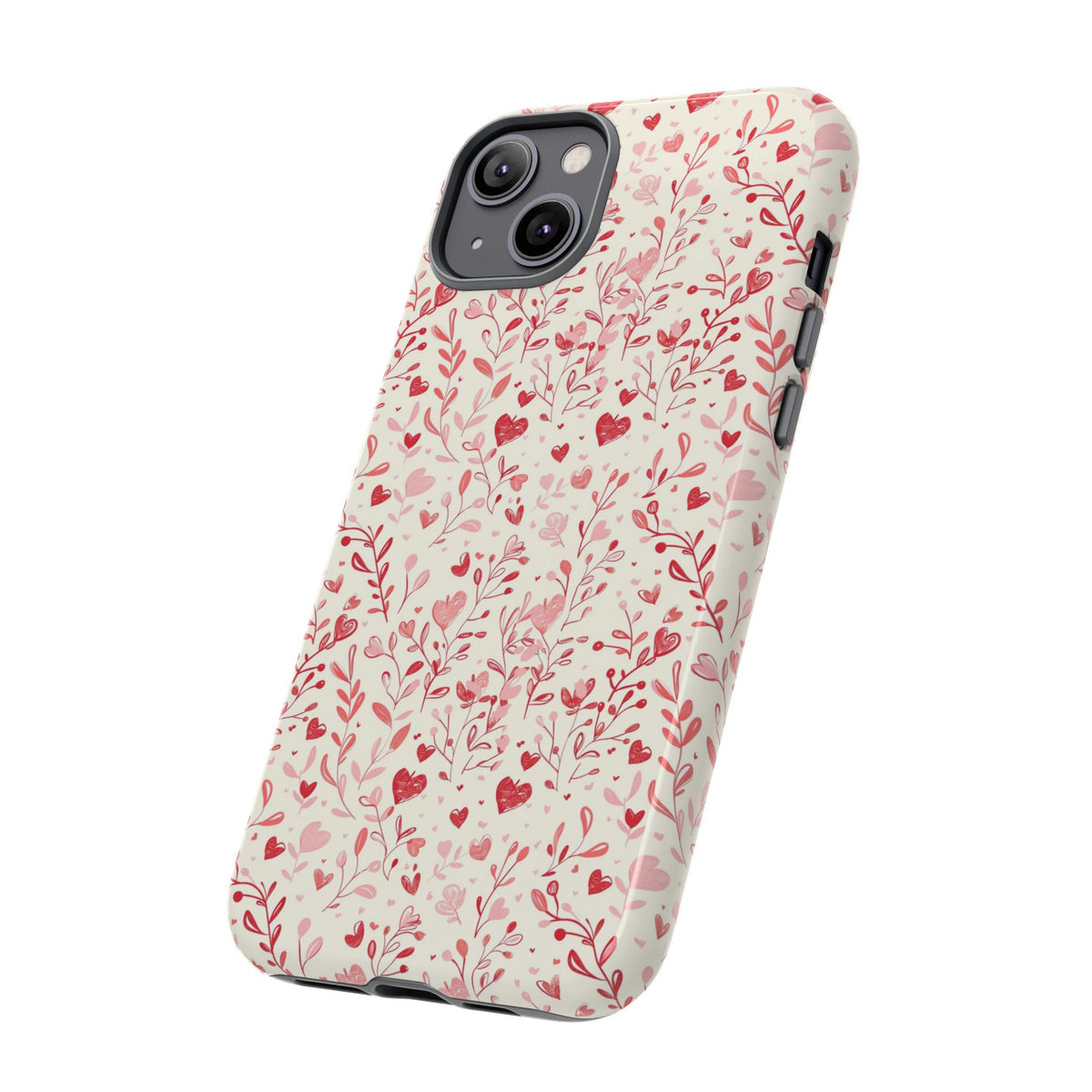 Heart Pattern Phone Case – Stylish & Loving Design for Your Device 823