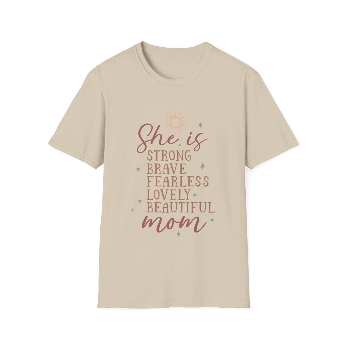 She Is Mom Unisex Softstyle T-Shirt