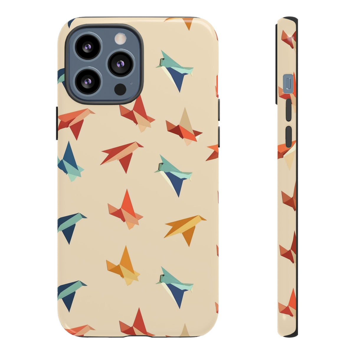 Birds Seamless Pattern Phone Case – Elegant and Timeless Avian Design 4