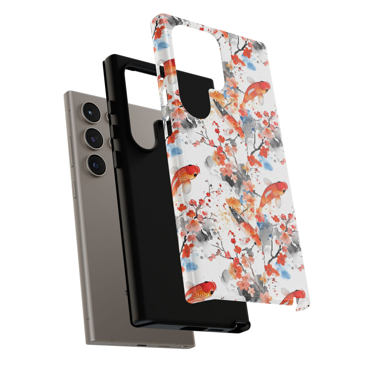 Japanese Pattern Phone Case – Elegant & Timeless Design for Your Phone 035