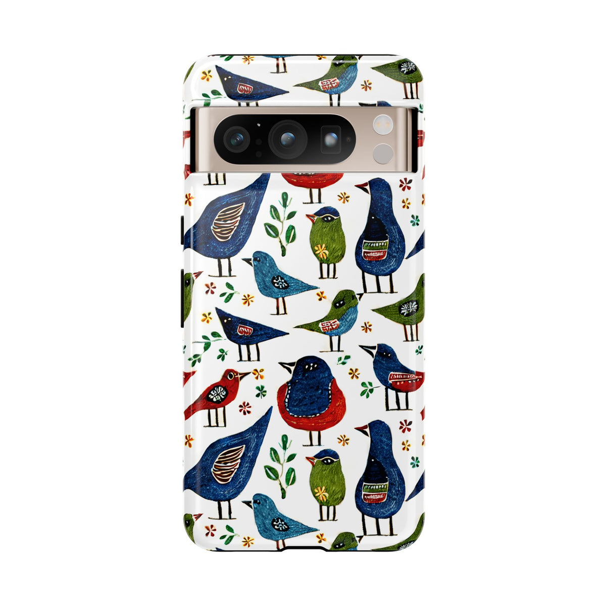 Birds Seamless Pattern Phone Case – Elegant and Timeless Avian Design 12