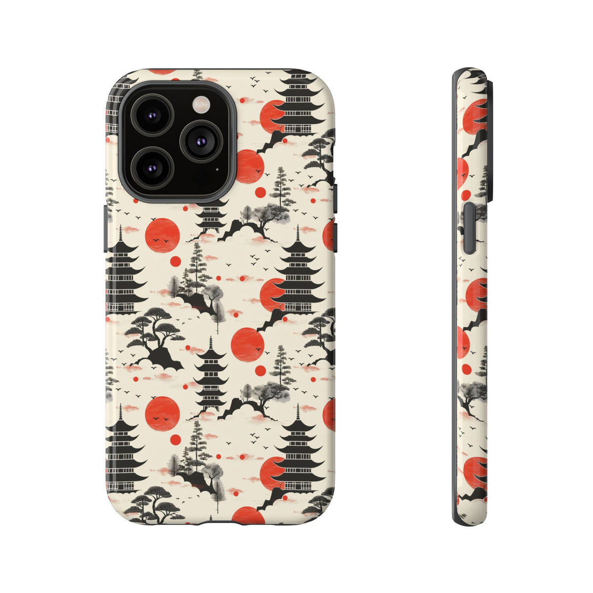 Japanese Pattern Phone Case – Elegant & Timeless Design for Your Phone 152