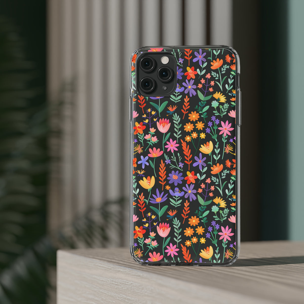 Wild Flowers Garden Stitch Phone Case – Nature-Inspired Floral Design 11