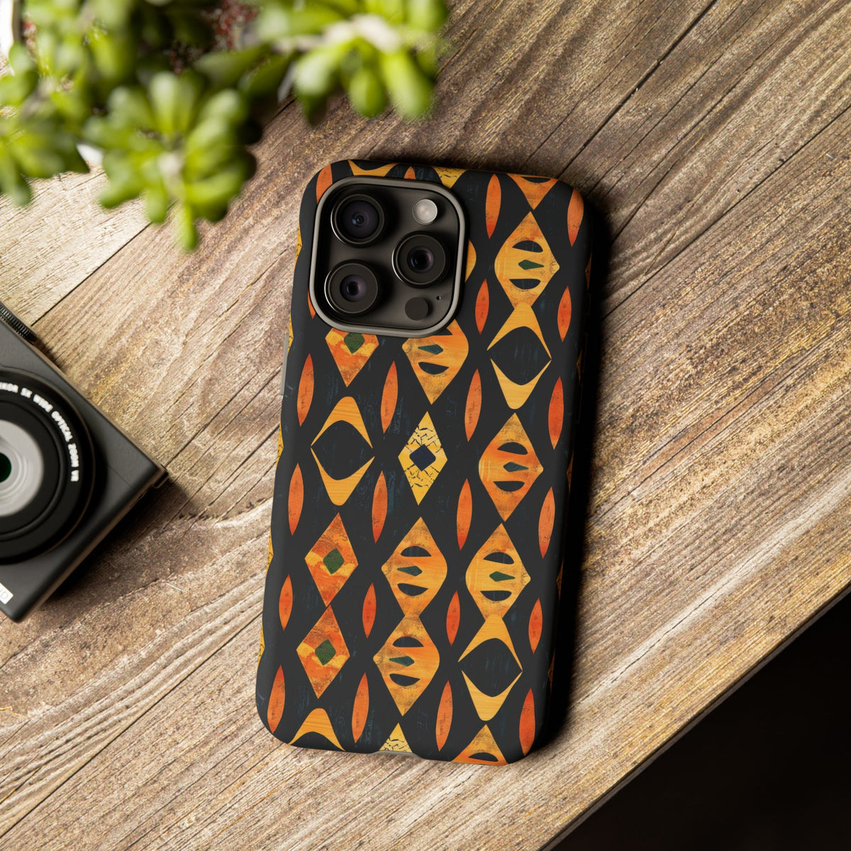 Stylish African Pattern Phone Case – Unique and Vibrant Protection 154