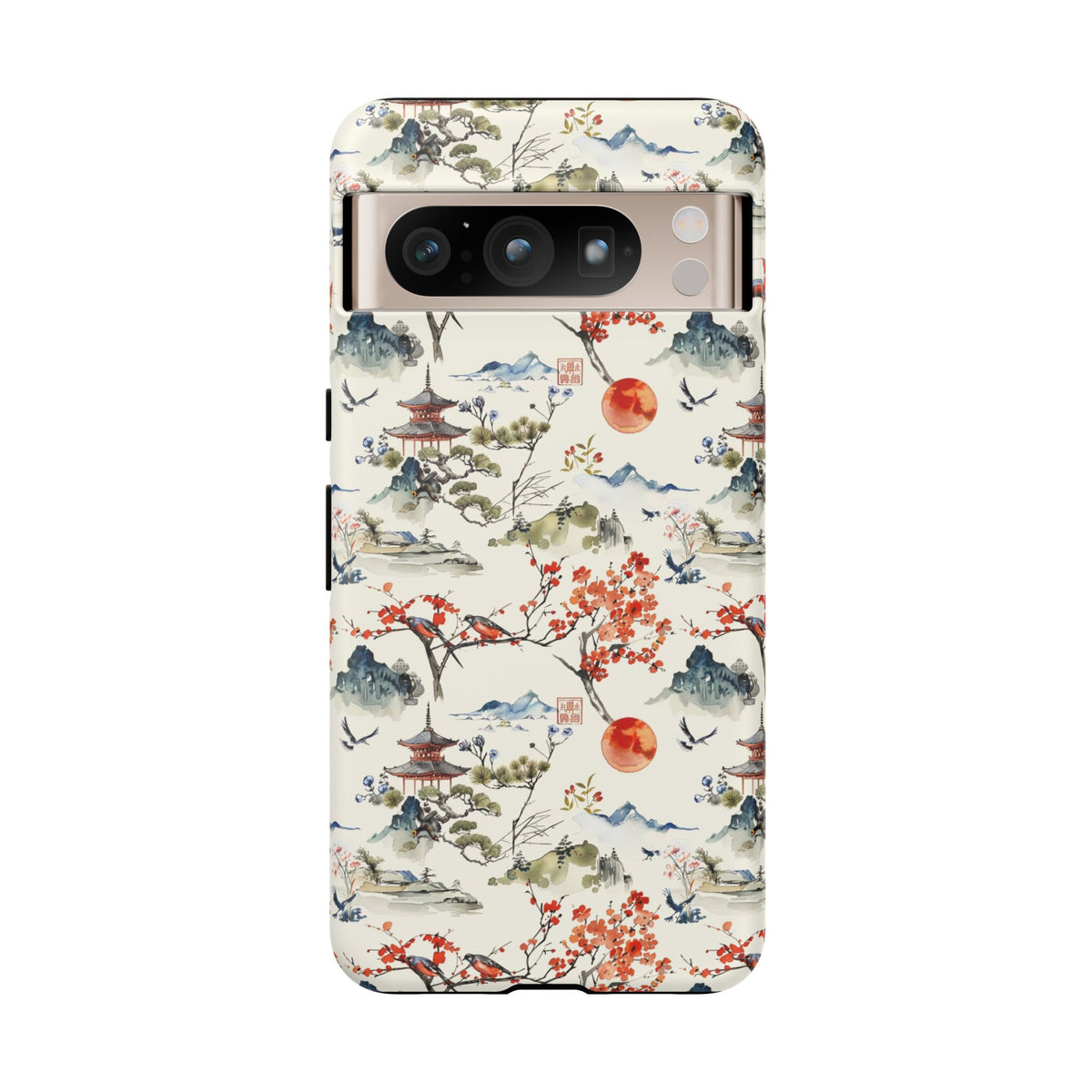 Japanese Pattern Phone Case – Elegant & Timeless Design for Your Phone 120