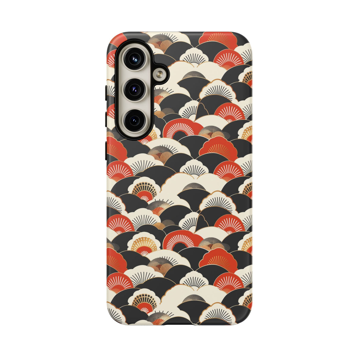 Japanese Pattern Phone Case – Elegant & Timeless Design for Your Phone 080