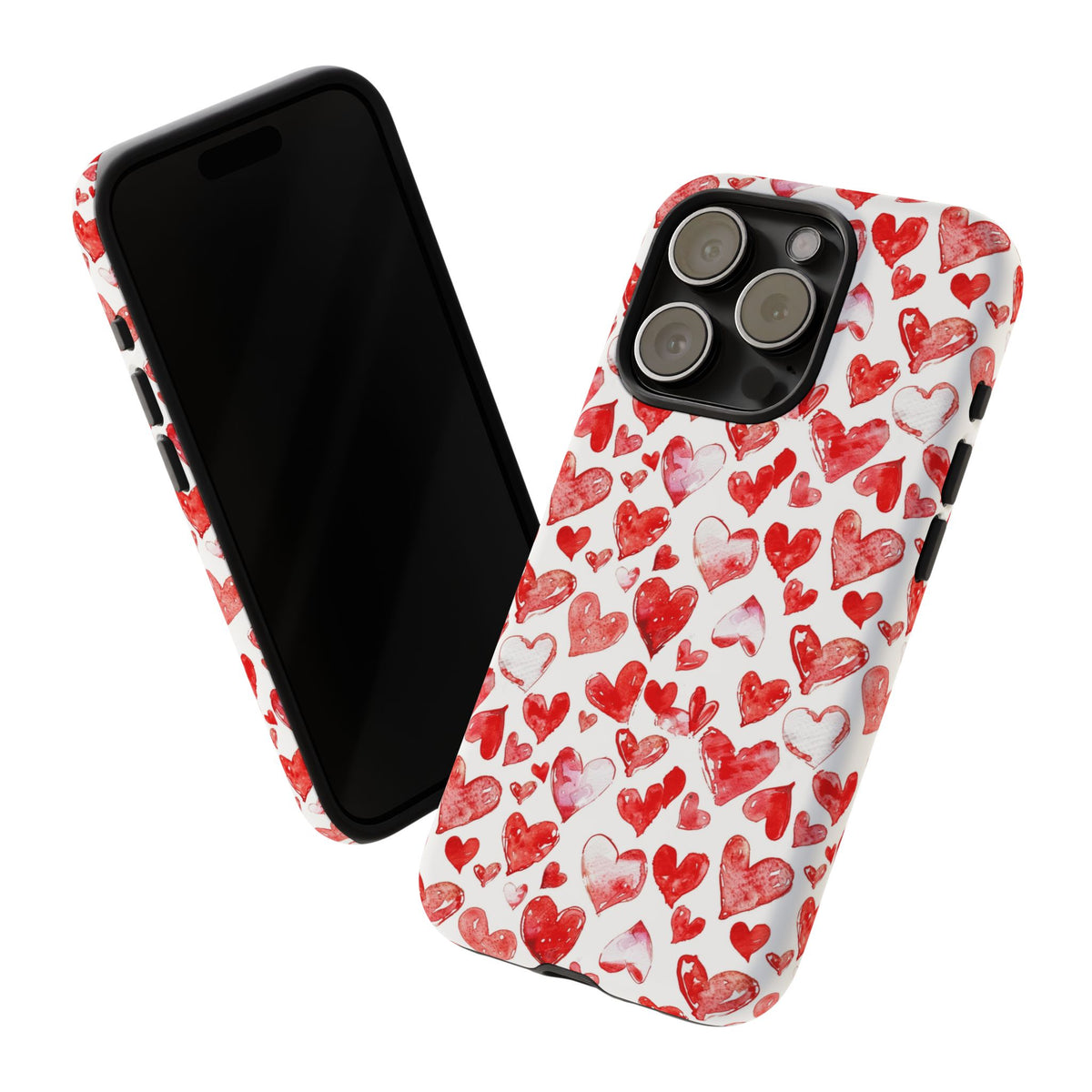 Heart Pattern Phone Case – Stylish & Loving Design for Your Device 813