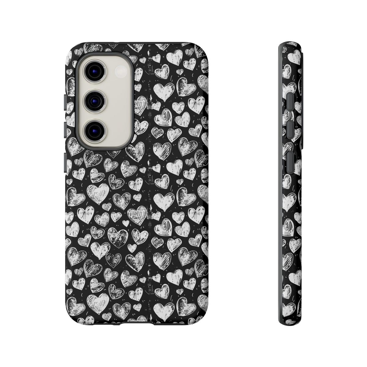 Heart Pattern Phone Case – Stylish & Loving Design for Your Device 815