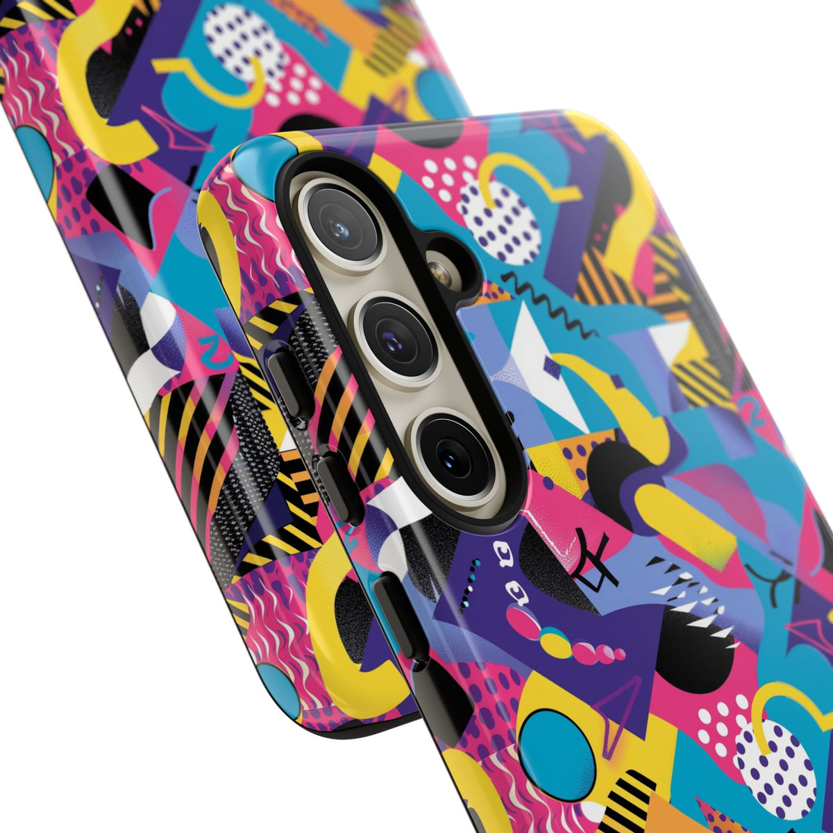 90s Themed Seamless Pattern Phone Case – Embrace Retro Style and Protection 303