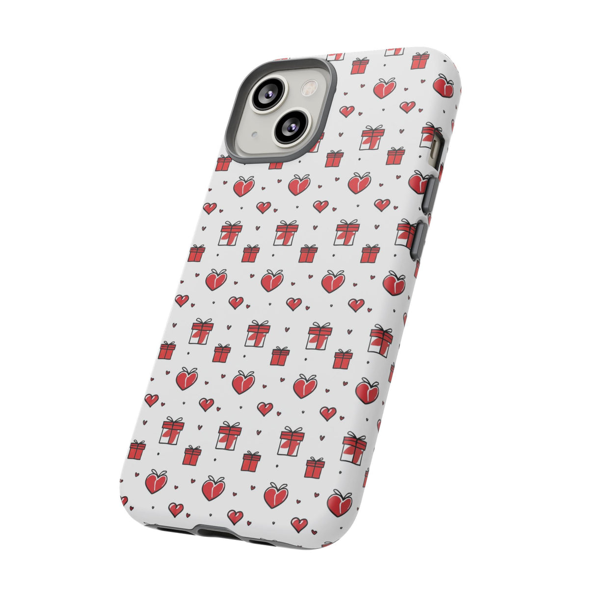 Heart Pattern Phone Case – Stylish & Loving Design for Your Device 234