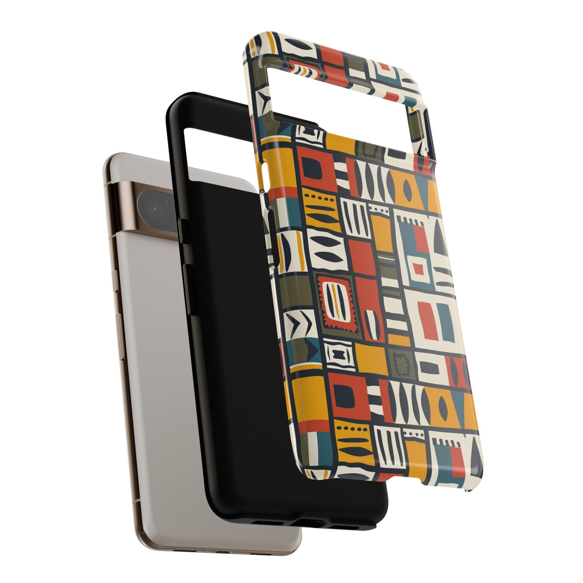 Stylish African Pattern Phone Case – Unique and Vibrant Protection 013