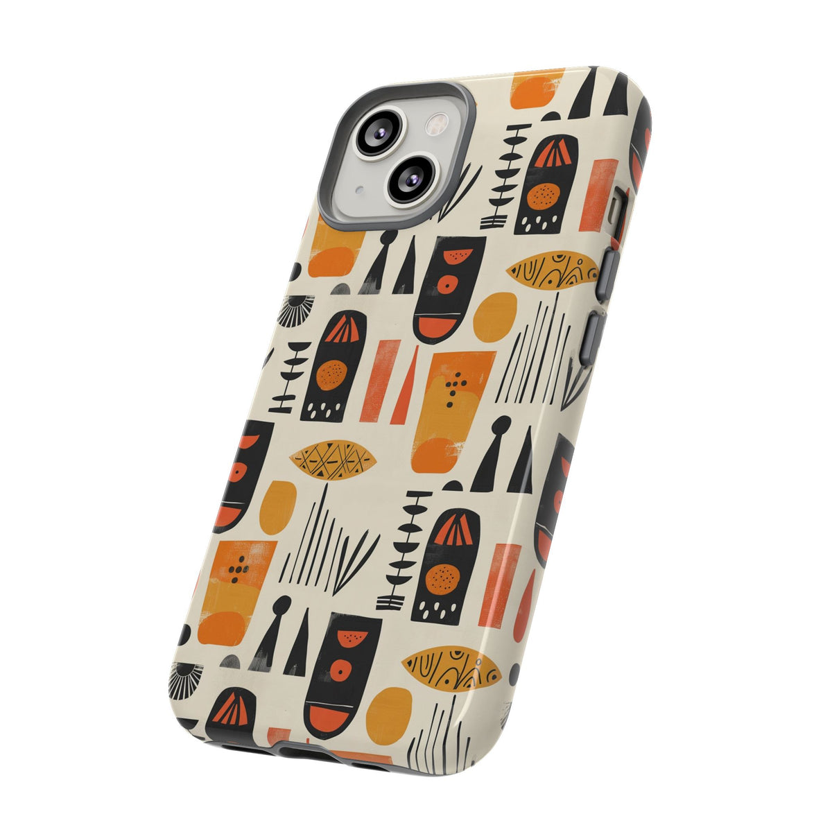 Stylish African Pattern Phone Case – Unique and Vibrant Protection 208