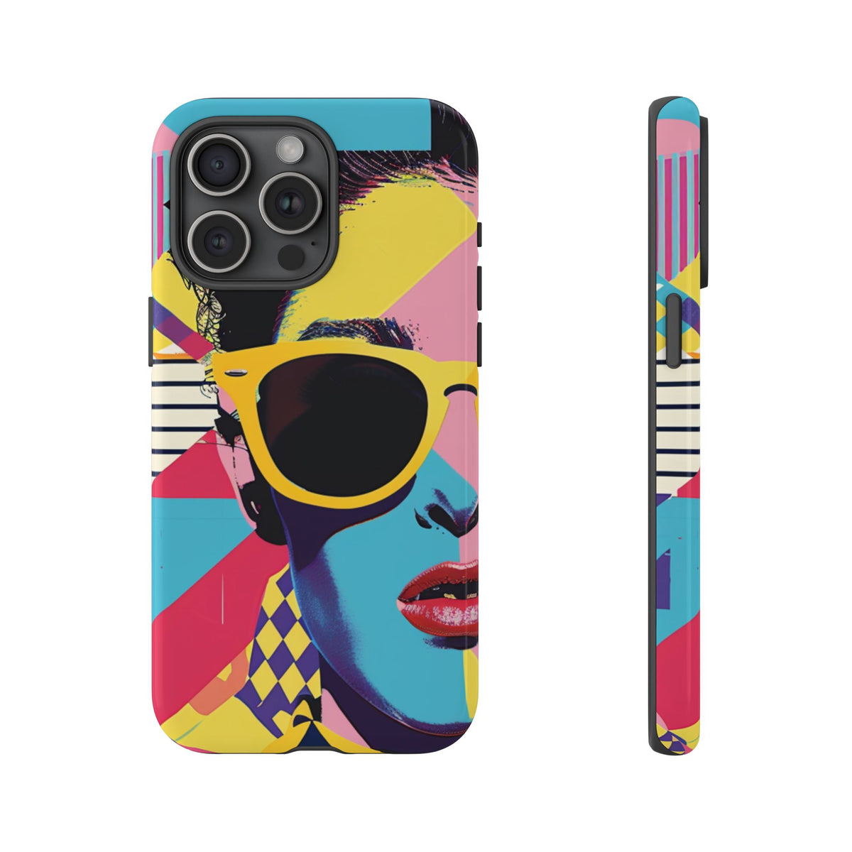 Retro 80s Seamless Phone Case – Vintage Style Meets Modern Protection 7