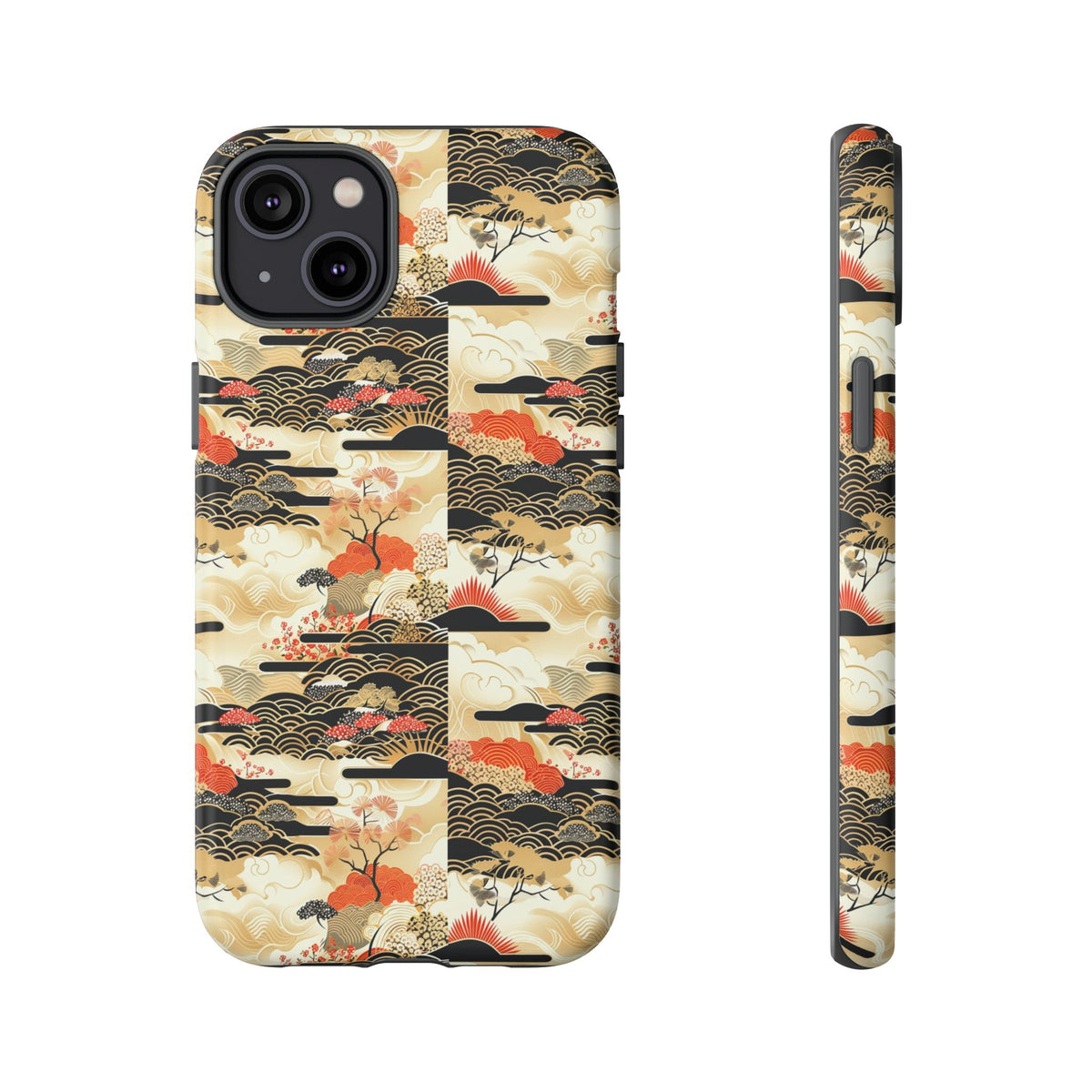 Japanese Pattern Phone Case – Elegant & Timeless Design for Your Phone 123