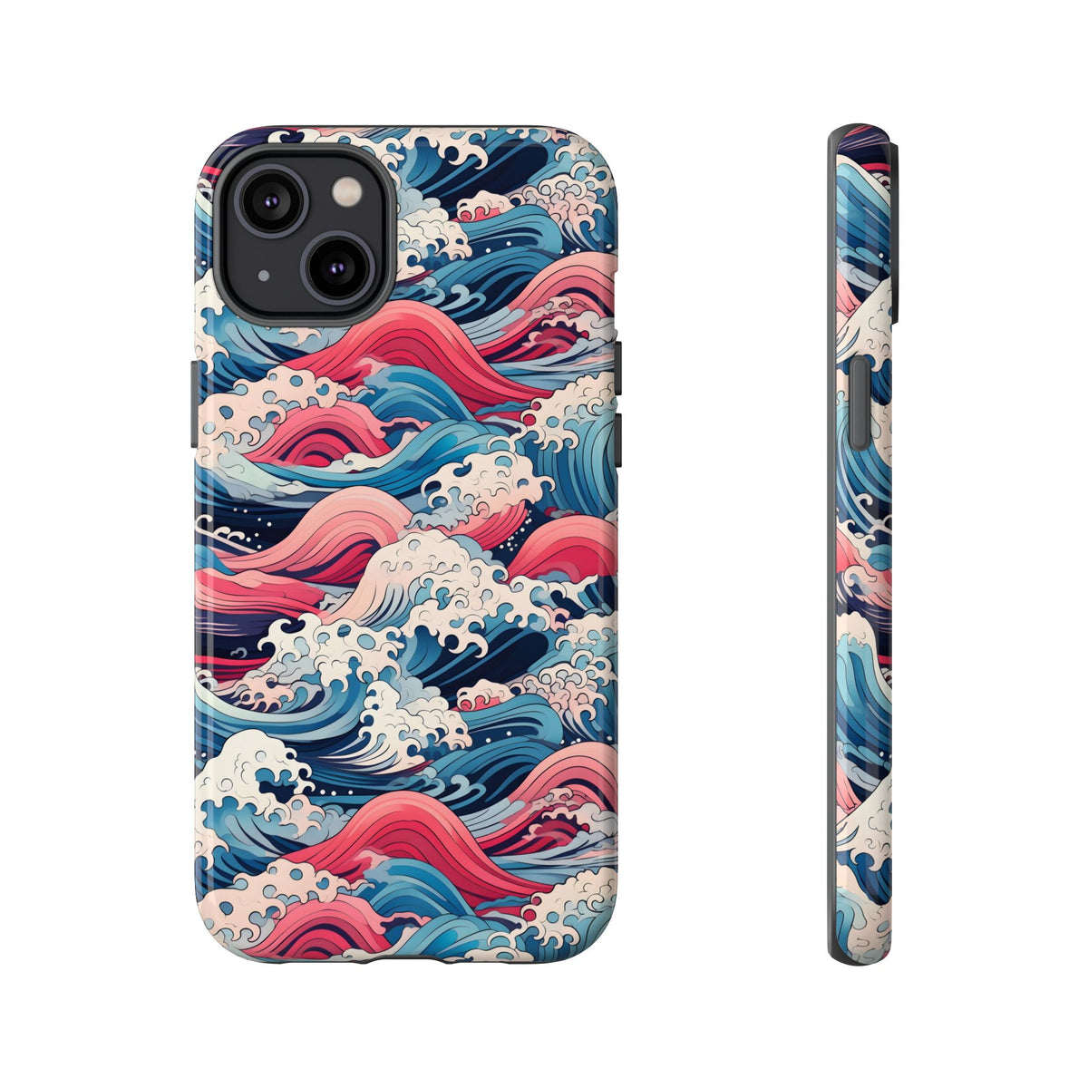 Japanese Waves Phone Case – Embrace Timeless Elegance with Classic Design 3