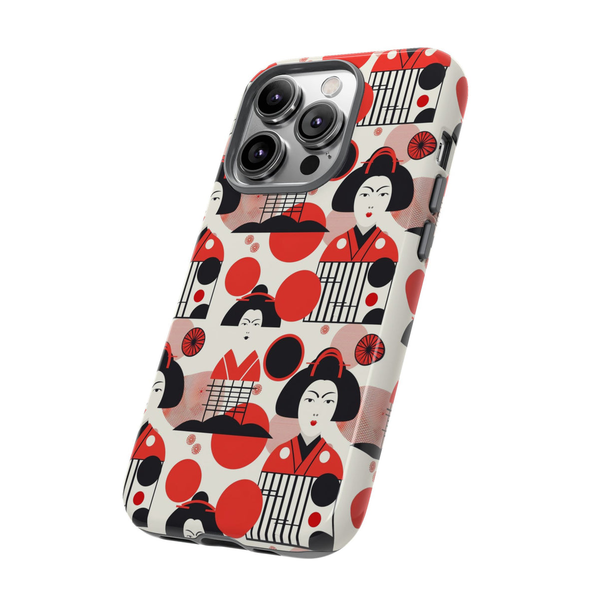 Japanese Pattern Phone Case – Elegant & Timeless Design for Your Phone 018