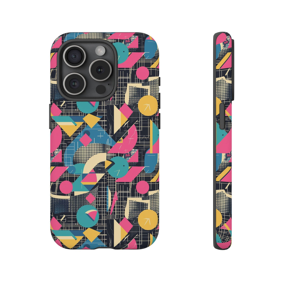 Retro 80s Seamless Phone Case – Vintage Style Meets Modern Protection 266