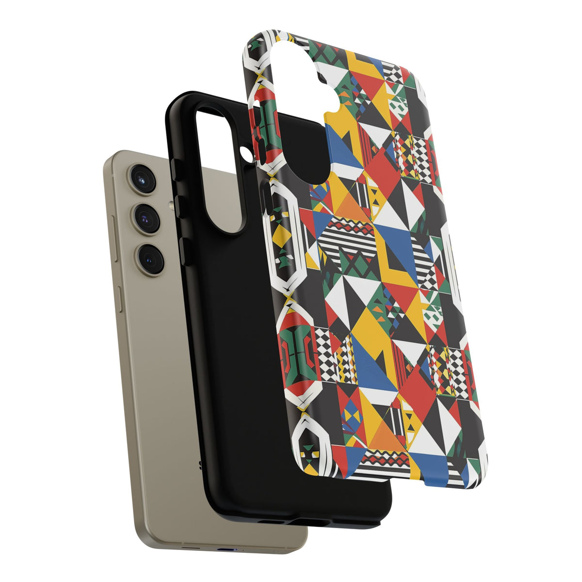 Stylish African Pattern Phone Case – Unique and Vibrant Protection 182