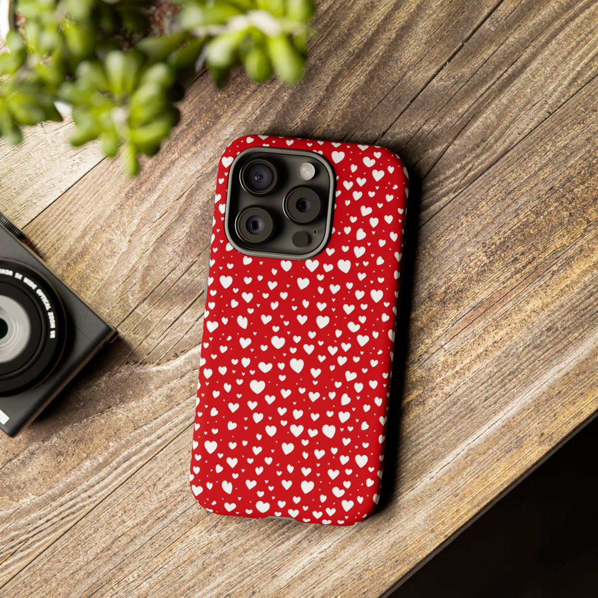 Heart Pattern Phone Case – Stylish & Loving Design for Your Device 819