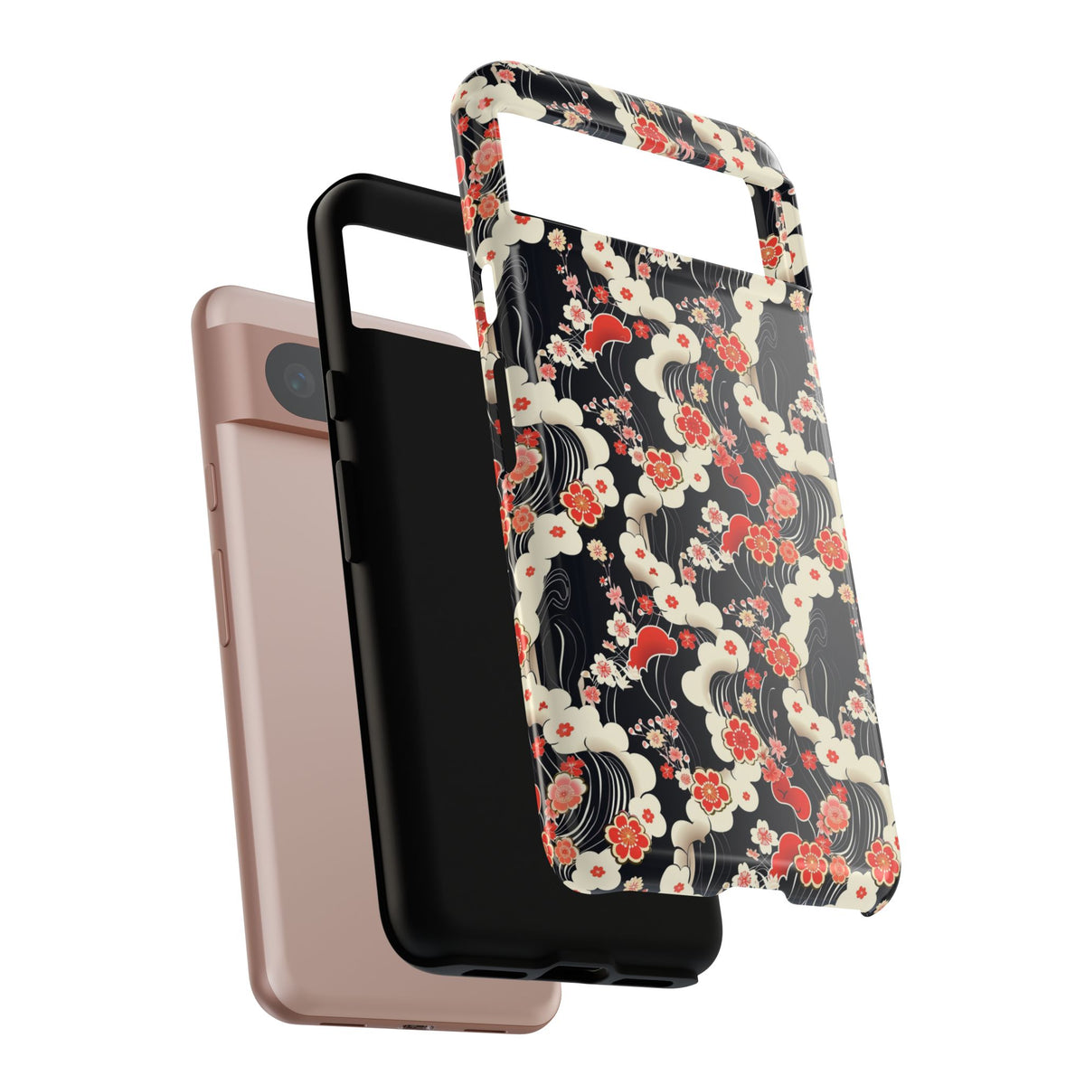 Japanese Pattern Phone Case – Elegant & Timeless Design for Your Phone 478